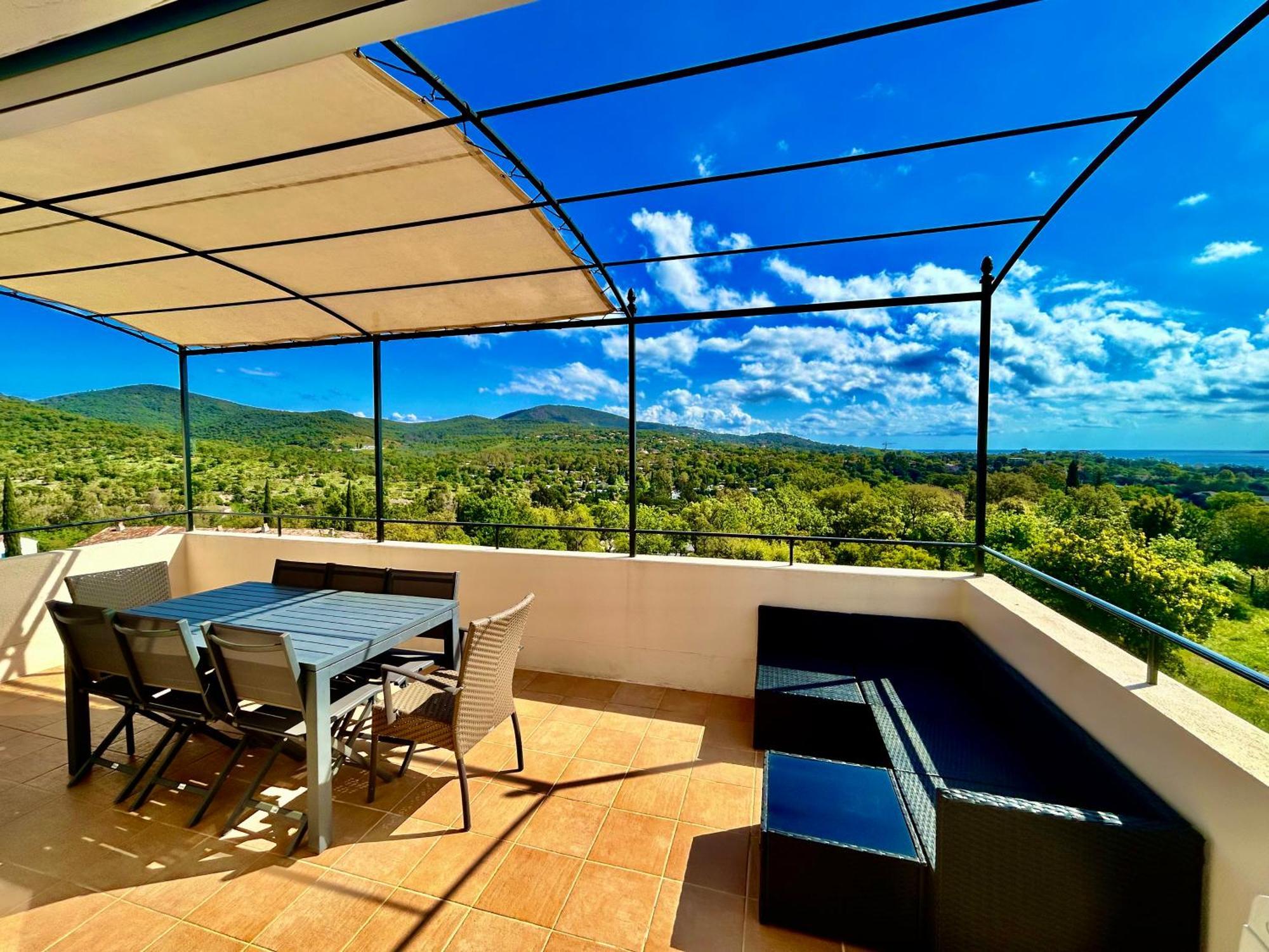 Les Restanques Vue Mer Pressoir 3131 Grimaud Dış mekan fotoğraf